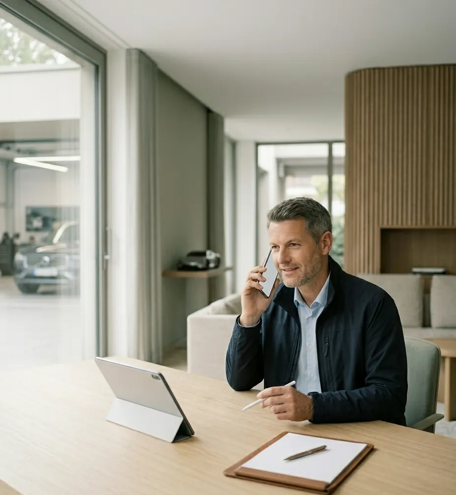 Schritt 01 — Anruf und Erstkontakt mit AS Sachverständigenbüro Köln